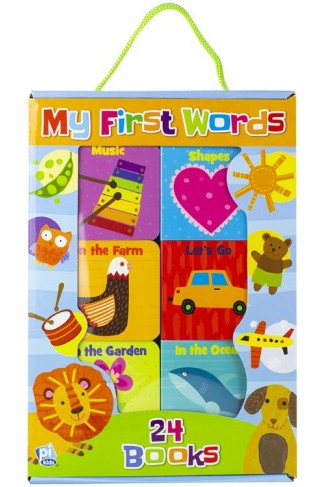 My First Words - My First Library Board Book Block 24-book Set